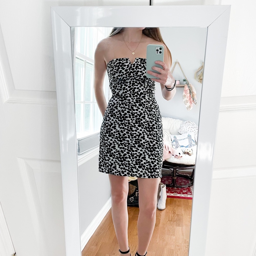 Max and Cleo Strapless Dress